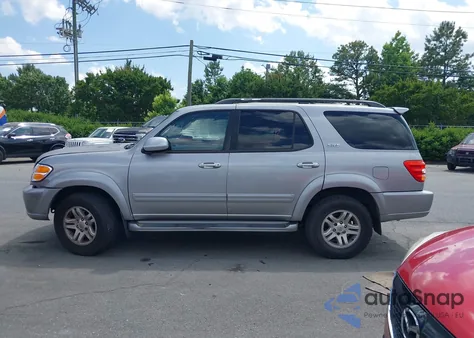 2002 Toyota Sequoia Sr5 V8 z USA, uszkodzony, nr VIN 5TDZT34A52S115213